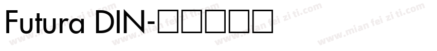 Futura DIN字体转换